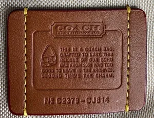 Coach Brown Soho Shoulder Bag Signature Jacquard thumbnail 5