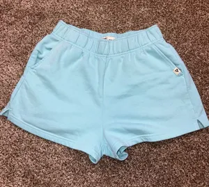 Liv Outdoor Light Blue Fleece Lounge Shorts Medium thumbnail 1