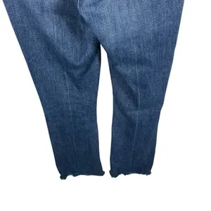 Mother The Insider Crop Step Chew Distressed Denim Jeans in Dancing‎ on Coals 24 thumbnail 4