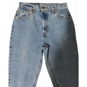 Levi's 551 Relaxed Fit Tapered Leg‎ Classic Blue Denim Jeans Women's Size 8 Med thumbnail 3
