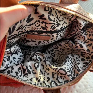 Jessica Simpson Pink Textured Handbag with Stud Accents thumbnail 6