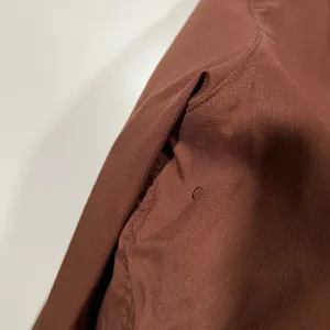 Girlfriend Collective Peregrine Windbreaker in Cocoa Brown Size Medium Zip Up thumbnail 13