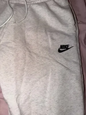 White Nike Joggers Sweatpants thumbnail 2