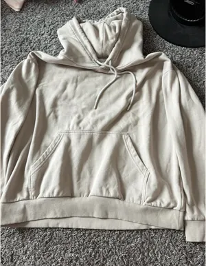 H&M Hoodie Tan Basic thumbnail 1