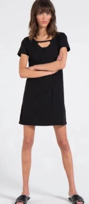 n:Philanthrophy Carlita‎ T-Shirt Dress in Black thumbnail 1