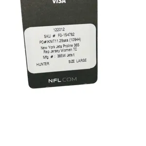 NEW New York Jets Jersey Womens L Green Blank NFL Pro Line‎ 365 Football thumbnail 4