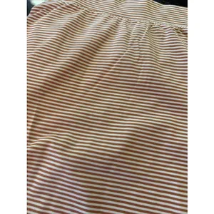Pact NWT Organic Cotton Mini Skirt Circle Skater Sz XS Striped Pockets A-line thumbnail 2