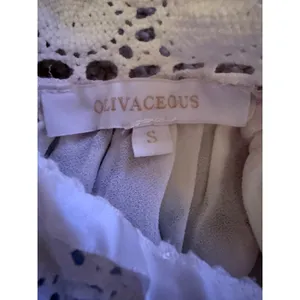 Olivaceous Floral Lace Babydoll Dress Women's Small Pink White Boho Cottage‎ thumbnail 3