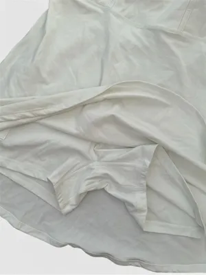 GILLY HICKS by HOLLISTER Energize Active Scoop Tennis Athletic Dress White Sz. M thumbnail 6