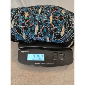 White House Black Market Womens M Blouse Royal Blue Paisley Metallic Boho thumbnail 10