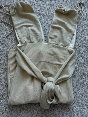 Princess Polly Gold Mini Dress thumbnail 6