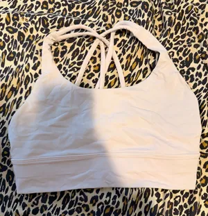 Lululemon Sports Bra Light Pink 6 thumbnail 1