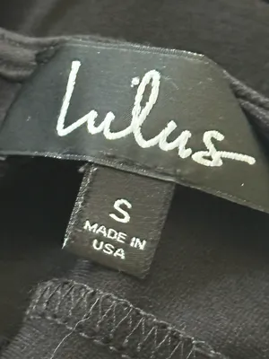 Lulus Black Midi Dress thumbnail 4