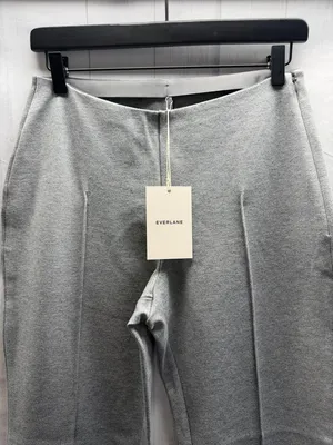 Everlane NWT Mid Heather Gray The Dream Kick Flare Ponte Pants Size Medium thumbnail 8
