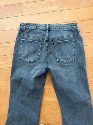Quince Luna Stretch Flare Jeans Greyed Out Size 29 thumbnail 10