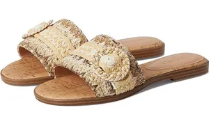 Nine West Women's Poland Woven Slip-On Flat Sandals Size 6M thumbnail 1