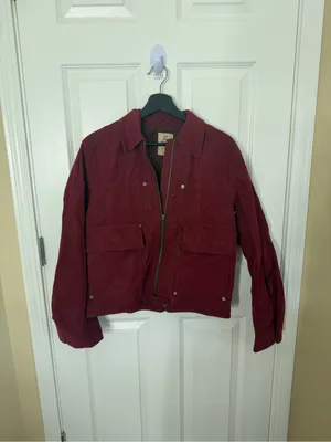 Free People We The Free Blair Vegan Suede Jacket in Dionysus S thumbnail 2