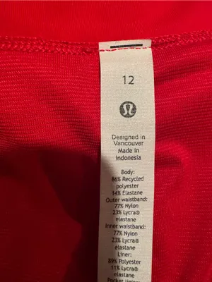 lululemon athletica Speed Up Lined Short 2.5" Oxford Red Size 12 thumbnail 5