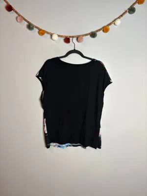 Ted Baker floral mixed media top thumbnail 4