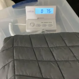 The North Face ThermoBall Puffer Vest Womens Medium Gray Quilted Zip Insulated thumbnail 14