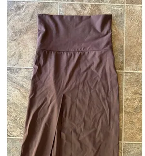 Skims Shaping Swim Long Sarong Skirt Size Small Cocoa thumbnail 6
