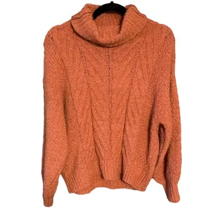White Closet Cowl Neck Chenille Sweater Size M/L thumbnail 3