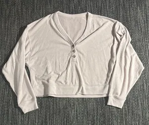 Alo Yoga Alolux Soho Henly Dusty Pink Size Medium thumbnail 1