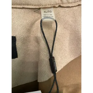 NWT Tahari Faux Suede Trench Coat Taupe Belted XL Long Duster Jacket Capsule thumbnail 10