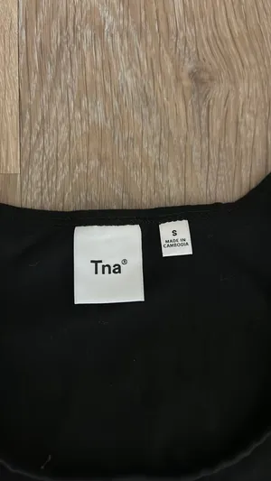 TNA Aritzia Dress Mini Black thumbnail 2