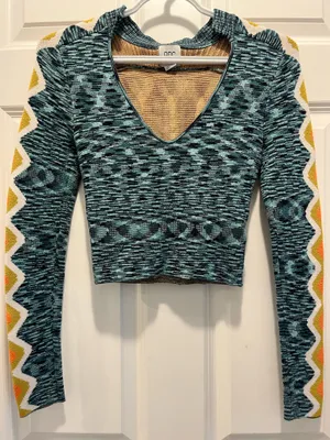 BDG Sweater Cropped V-Neck thumbnail 1
