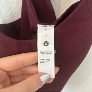 Lululemon Like a Cloud Ribbed Longline Bra thumbnail 5