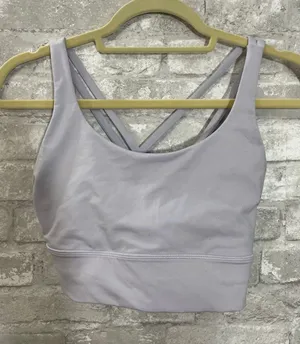 Lululemon Energy Bra *Long Line Sheer Lilac thumbnail 1