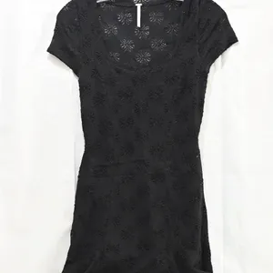 Free People Daisy Lace Godet Dress Size XS Black thumbnail 2