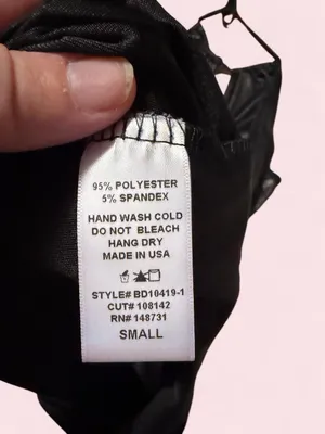 Blue Blush Black Halter Knot Mini Dress with Keyhole thumbnail 4
