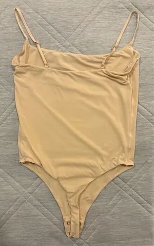 SKIMS Tan Nude Stretch Bodysuit thumbnail 1