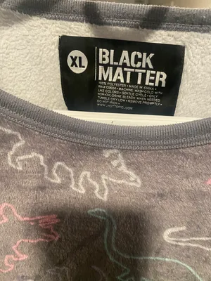 Black Matter Fuzzy Dinosaur Sweater thumbnail 3
