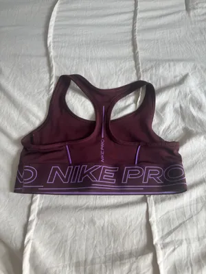 Purple/Burgendy Nike Pro Sports Bra thumbnail 2