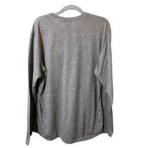 Gildan shirt Womens L Long Sleeve Grey Cheer mom - flawed thumbnail 6