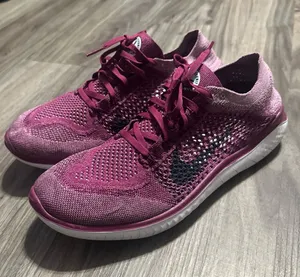 Nike Free Flyknit Pinkberry Sneakers Women’s Size 12 Stretch Running Shoes. thumbnail 1