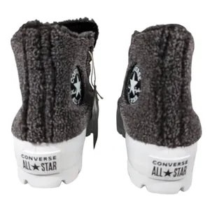 Converse Chuck Taylor All Star‎ Lugged Winter High Top Furry Knit Sneakers 7 thumbnail 5
