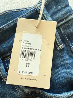 MOTHER Denim Fray Jeans thumbnail 3