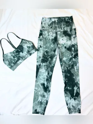 Lululemon Align Pocket/Flow Y Matching Set – Diamond Dye Starlight Smoked – 4 thumbnail 8