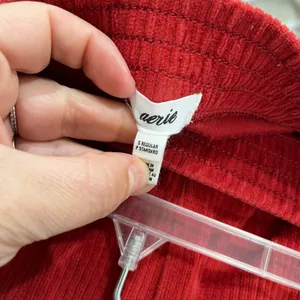 Aerie Groove ON Velour High Waisted Flare Pant Pull ON‎ Ribbed Red Size S thumbnail 6