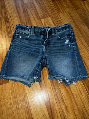 American Eagle Outfitters Blue Denim Cutoff Jean Shorts thumbnail 2
