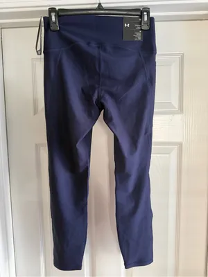 Under Armour Women's Navy Compression High-Rise Performance Leggings Size M NWT thumbnail 4