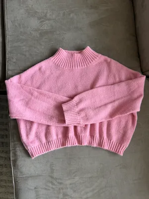 SheIn Mock Neck Sweater thumbnail 5