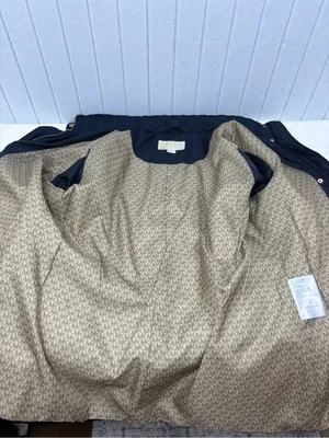 Michael Kors Quilted Dark Navy Hooded Puffer Coat thumbnail 10