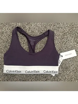 Calvin Klein Purple Bralette XS thumbnail 2