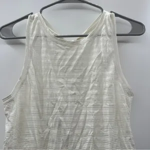 Lululemon Meet Halfway Tie‎ Tank *Striped in White Size S thumbnail 4