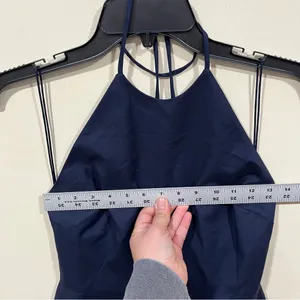 NWT Alexis JANESSA DRESS size medium navy blue A-Line women’s thumbnail 5